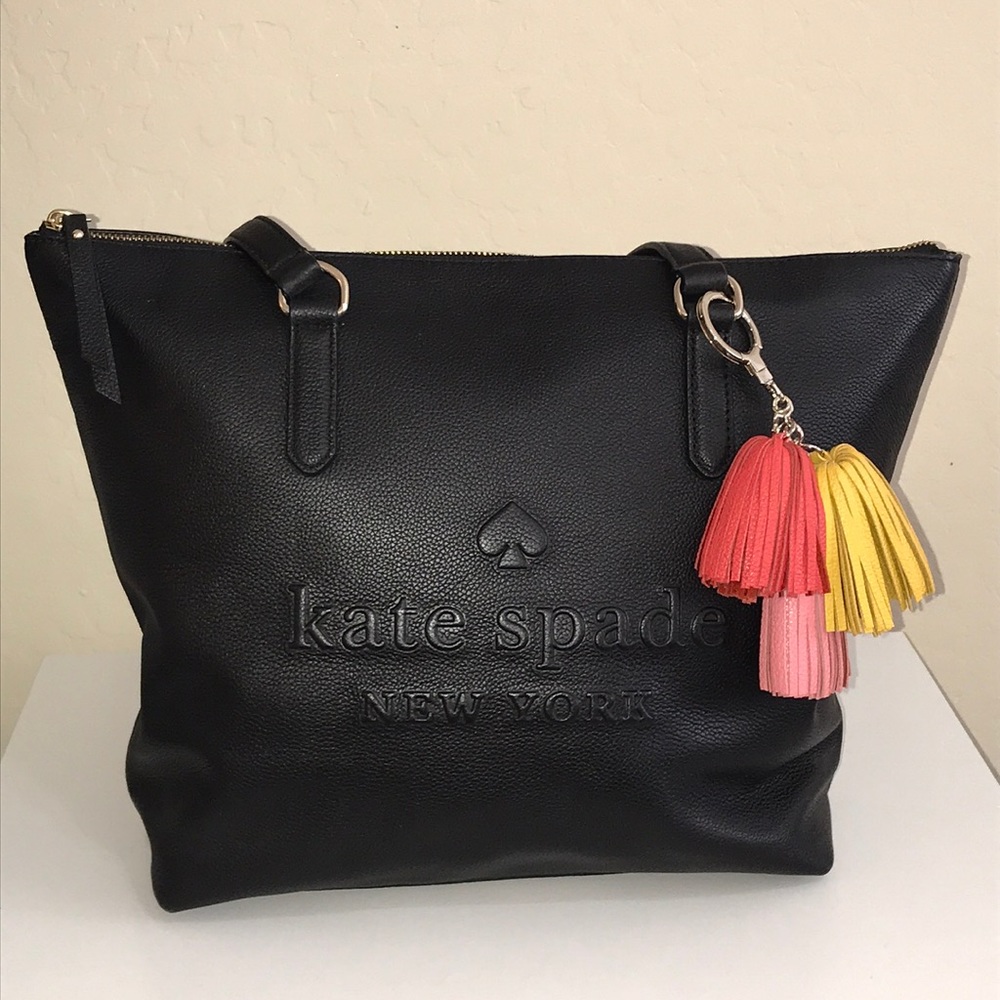 Kate Spade Sienne Leather Logo Tote purse